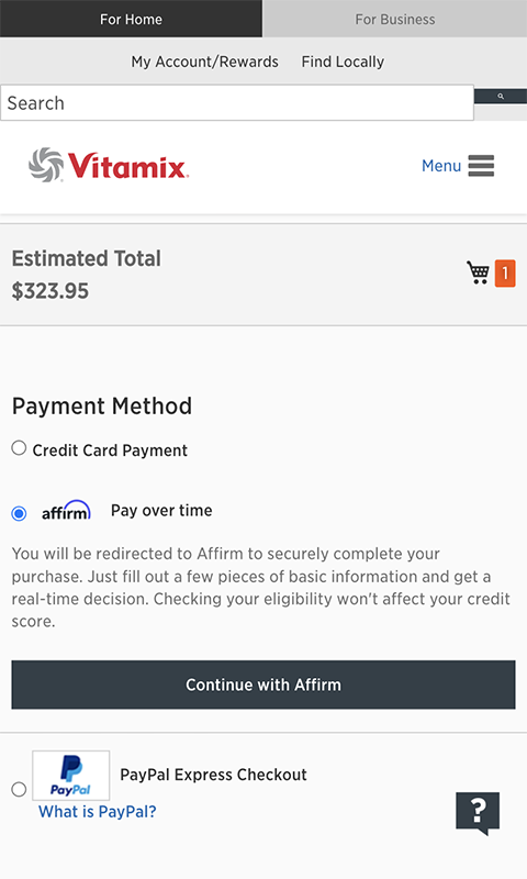 Fill your cart