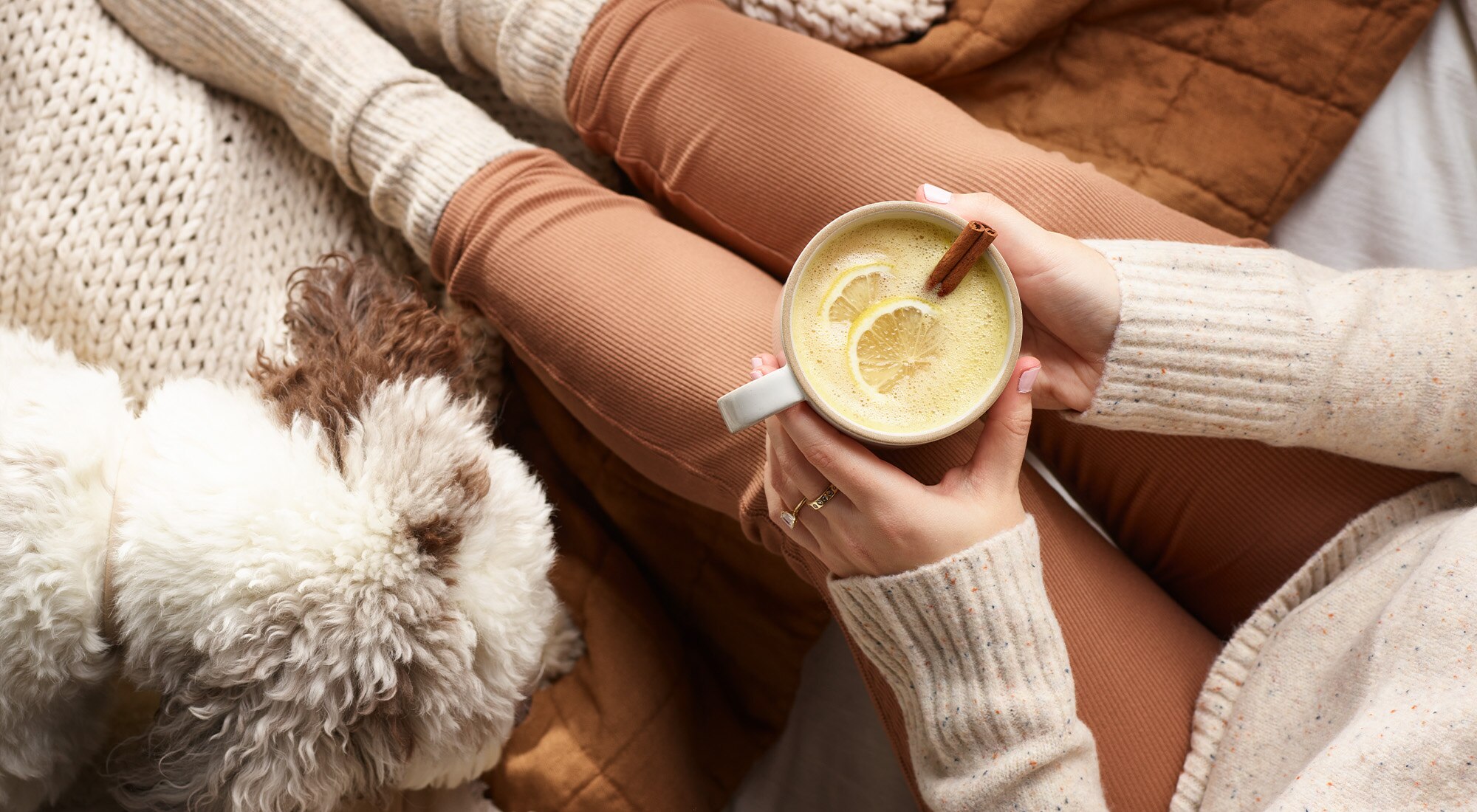 warm ginger tea smoothie
