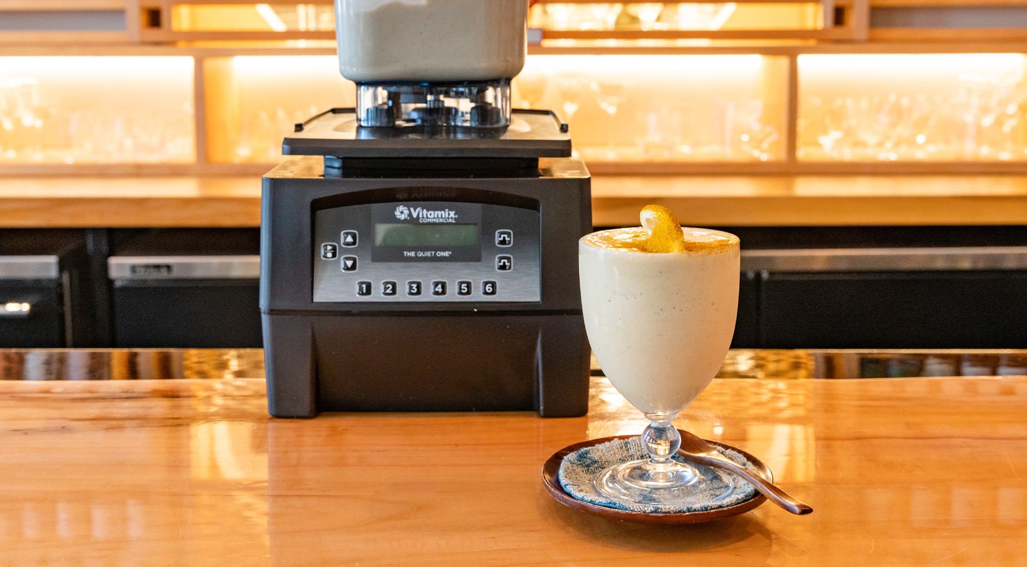 cocktail and blender