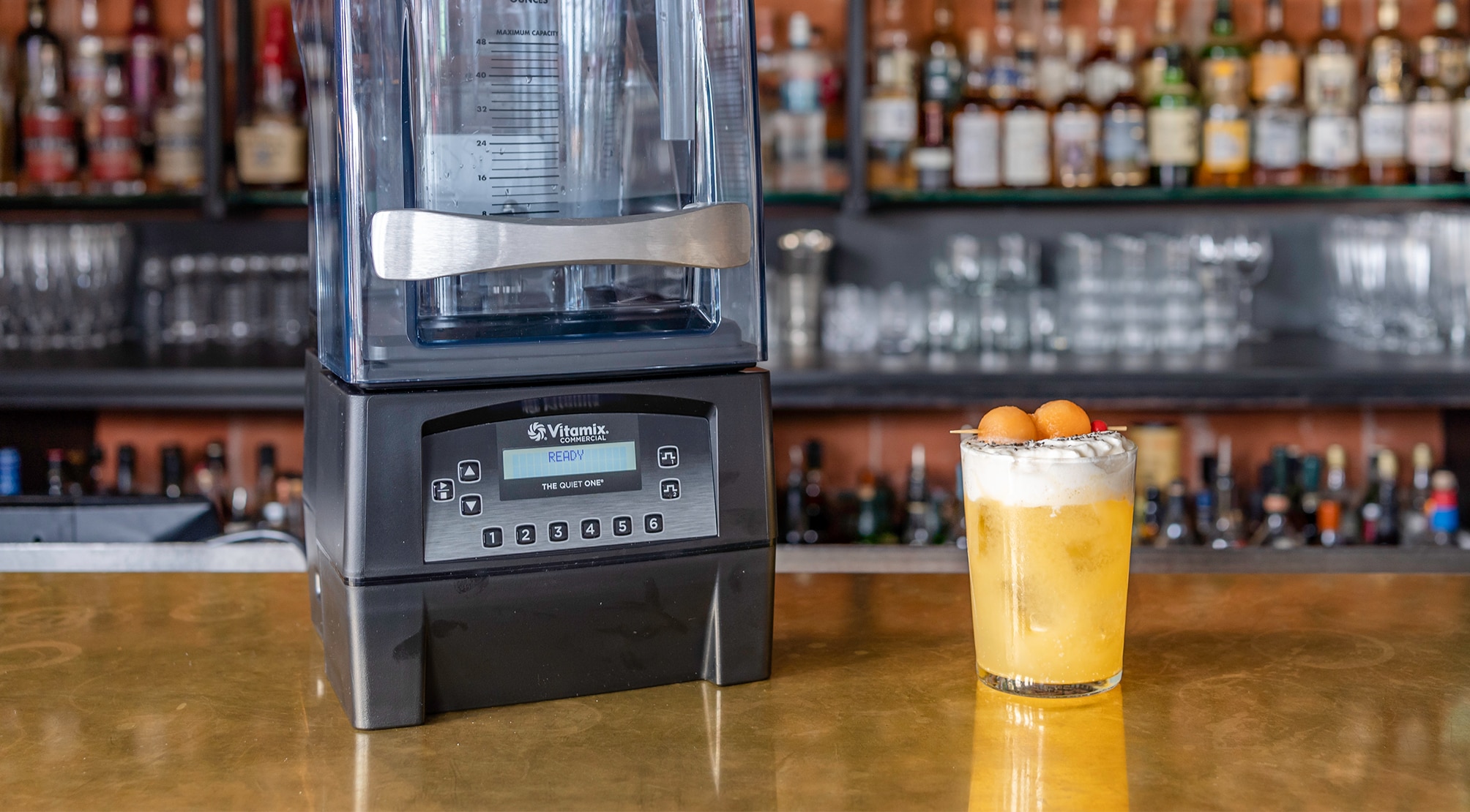 cocktail and blender