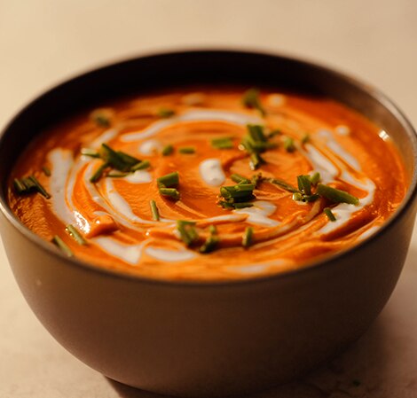 Red Pepper Curry Soup Recipe
