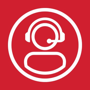 Icon of person with headset
