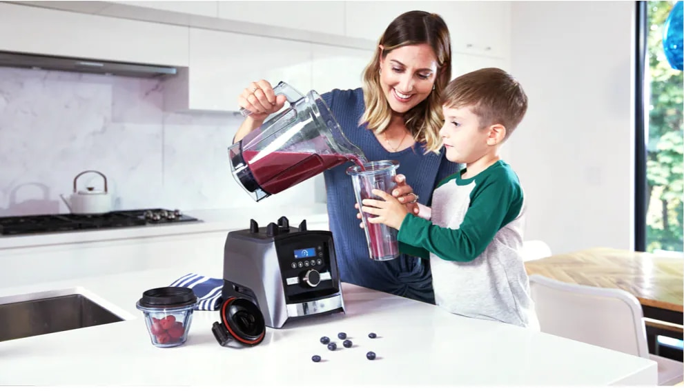 Image of Child Enjoying Smoothie