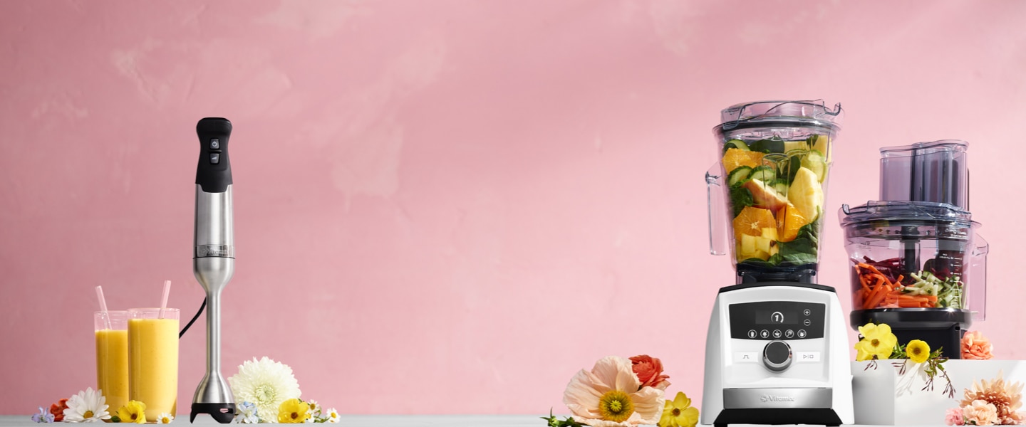 Image of Blender Bundle with Mother's Day Flowers