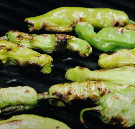 grilled peppers