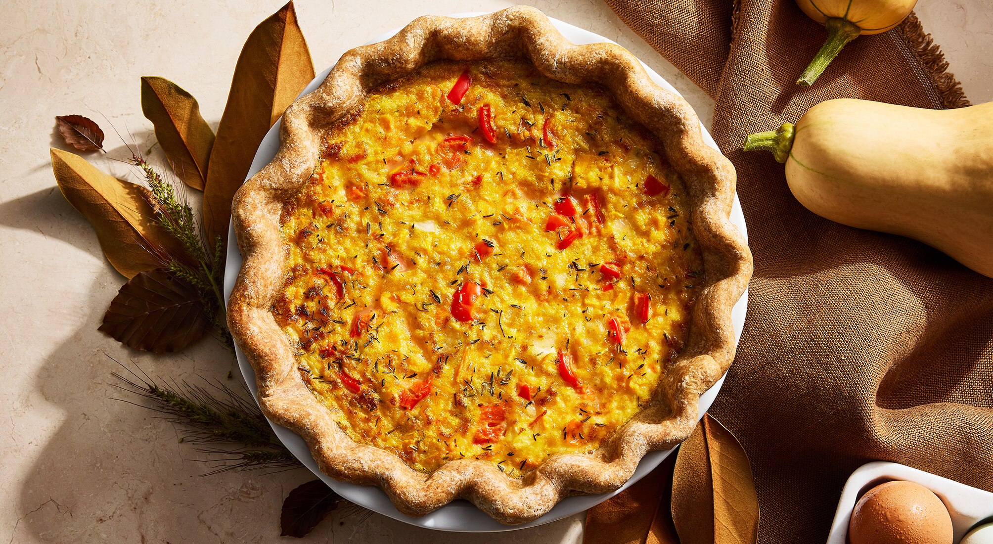 Squash Quiche Hero