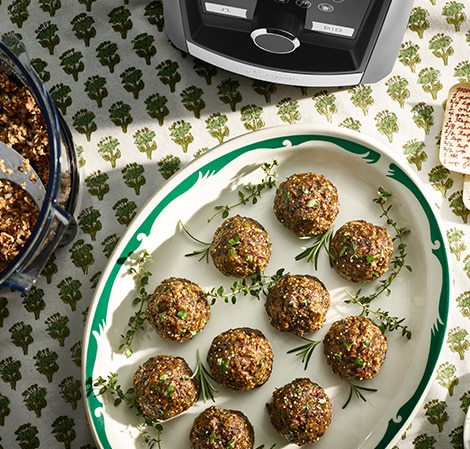 Mushroom Quinoa Veggieballs