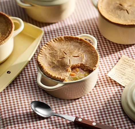 vegetable and potato pot pie