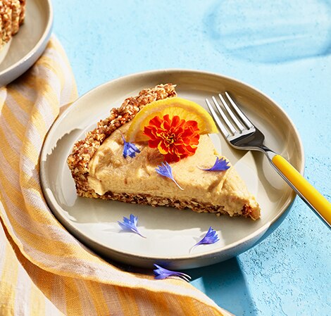 No Bake Lemon Cashew Pie no bake lemon cashew pie