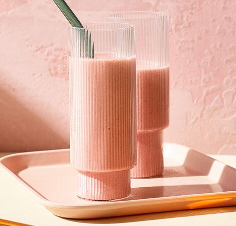 Peach and Peach Kombucha Smoothie