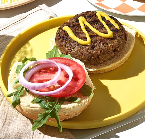 Shiitake Blended Burger mushroom burger
