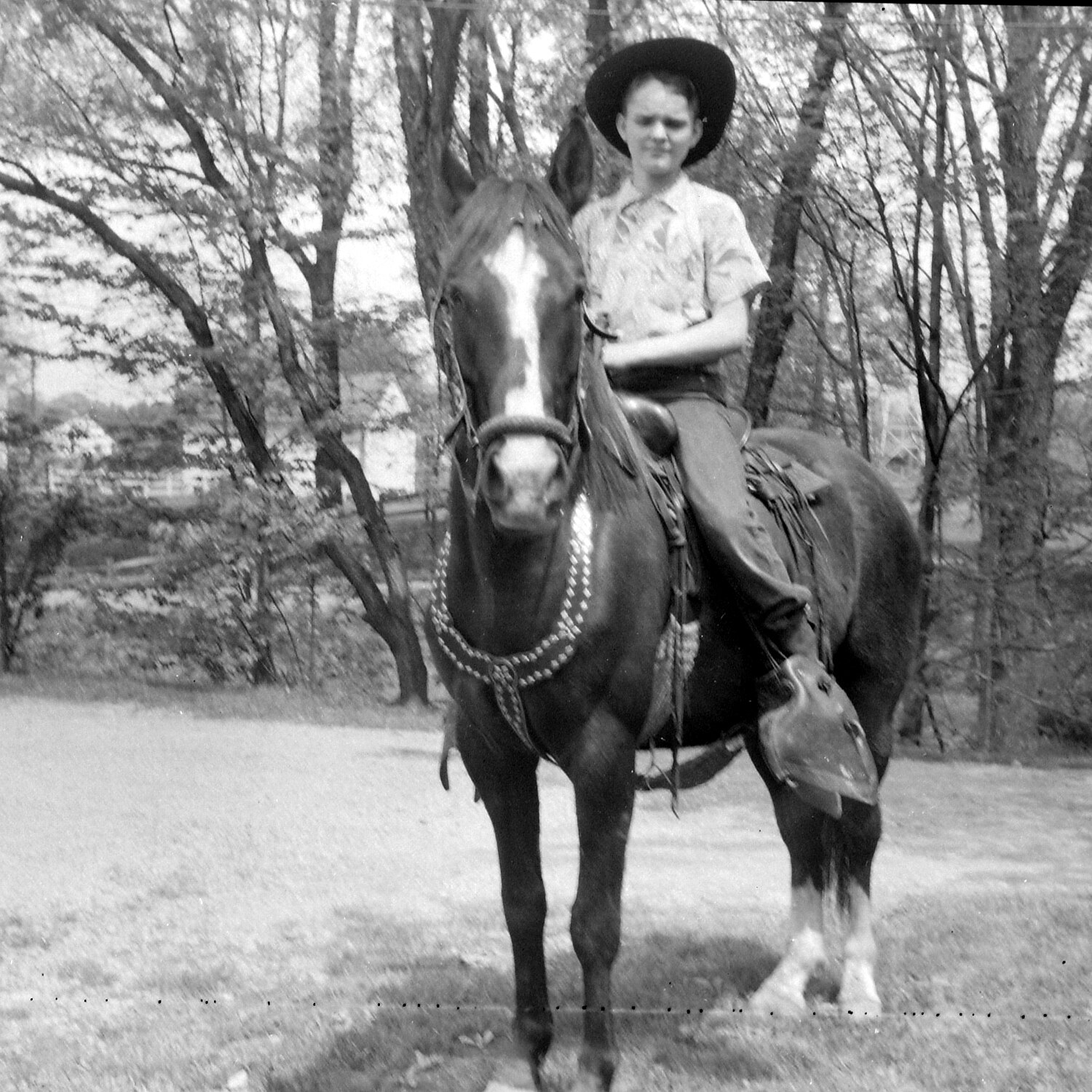 John Barnard with Sammy