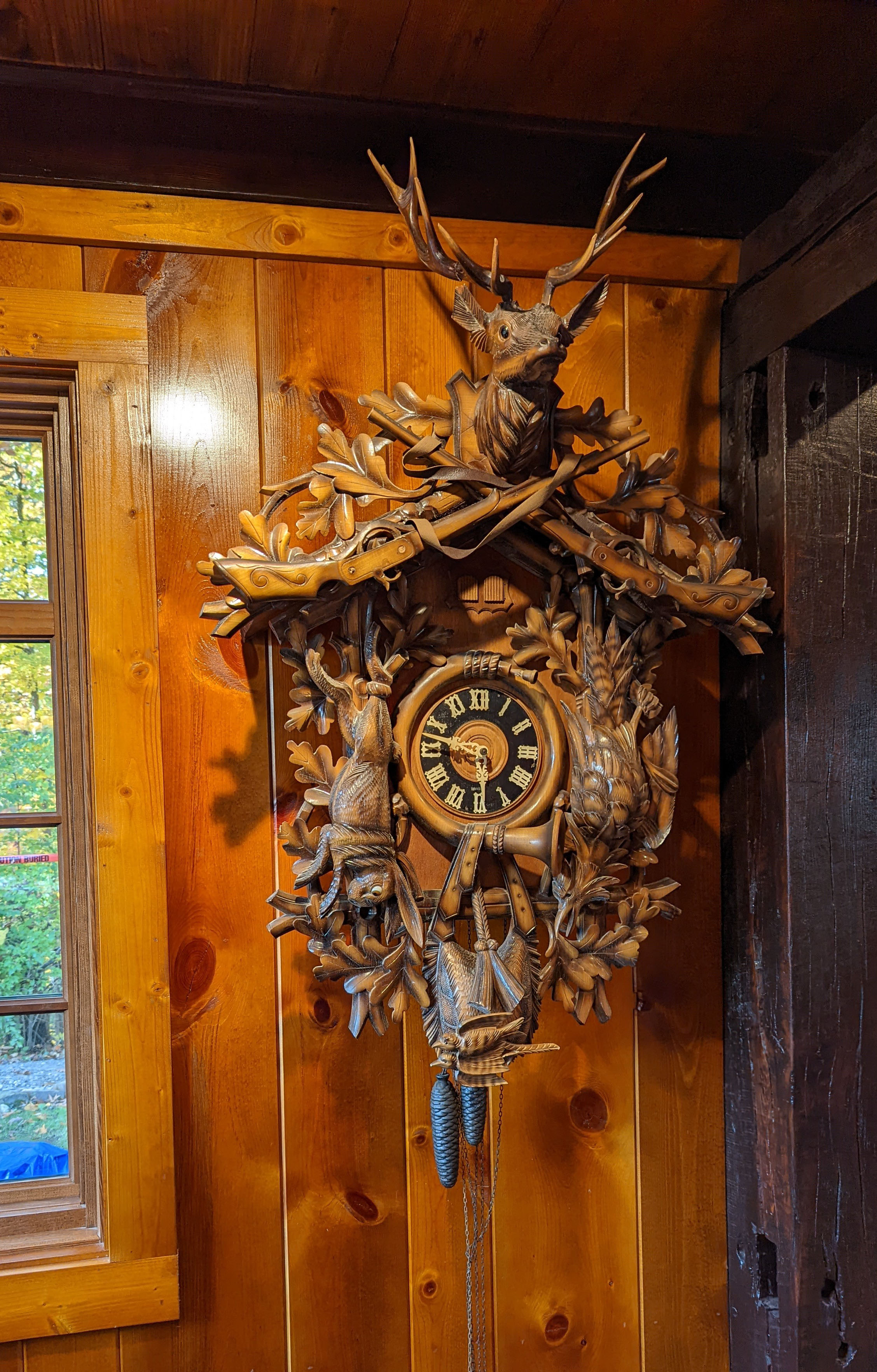Royal Quail Cuckoo Clock