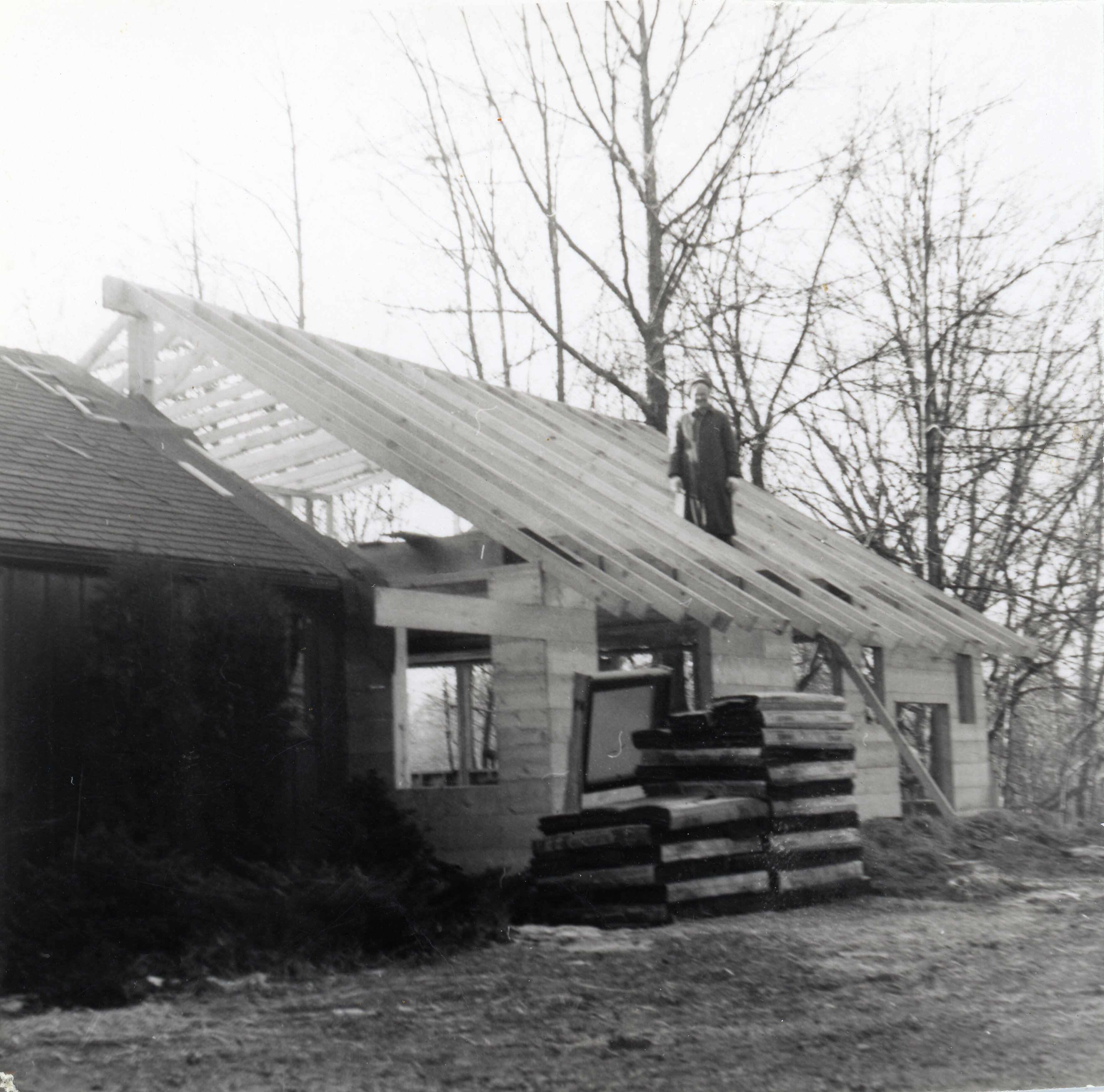Construction of Original Homestead