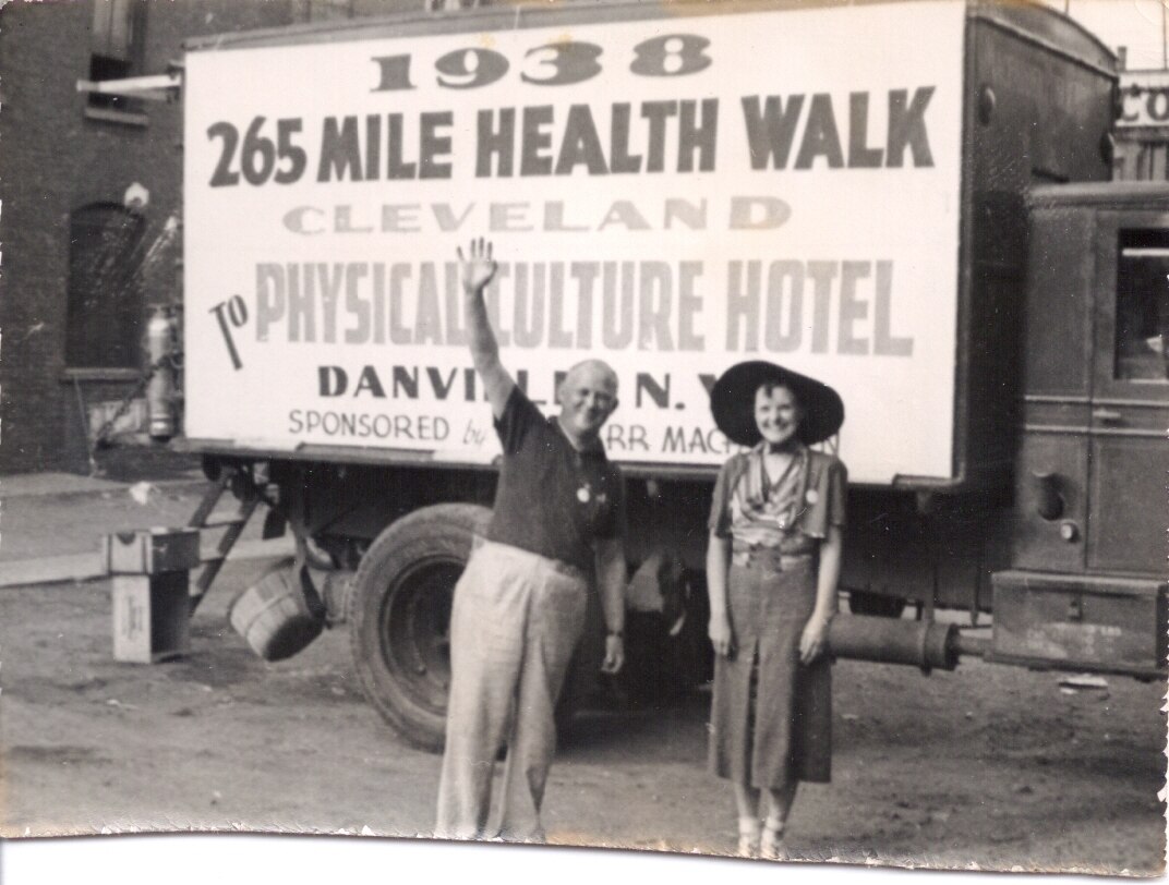 mile health run sign 