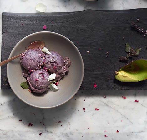 Blueberry Avocado Nice Cream Recipe