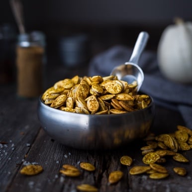 Curry Spiced Pumpkin Seeds