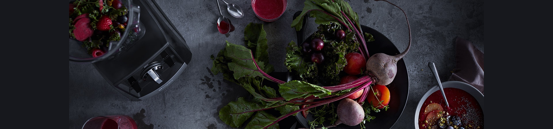 Vitamix Is the Smart Choice ascent machine with vegetables on counter