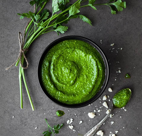 Parsley Spinach Pesto fresh parsley spinach pesto