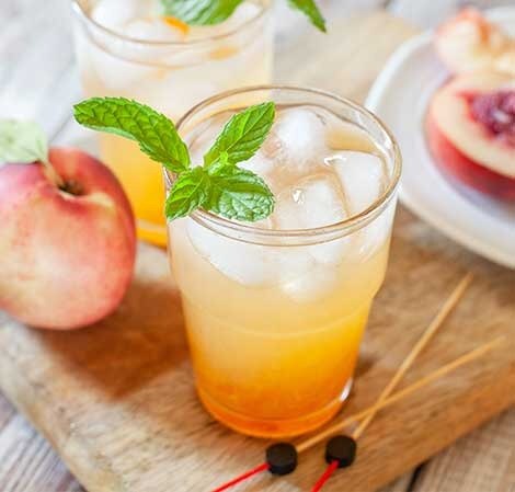 Peach Mango Agua Fresca
