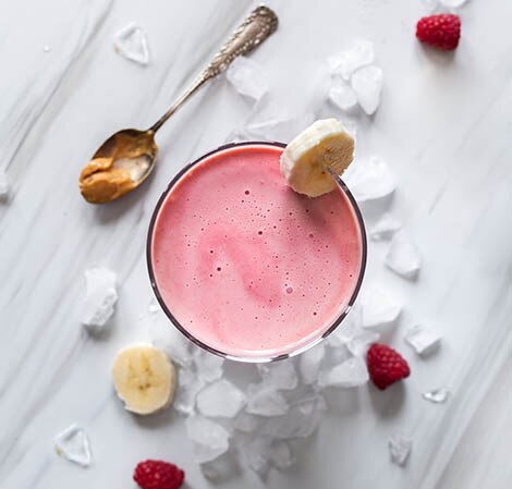 peanut butter berry smoothie