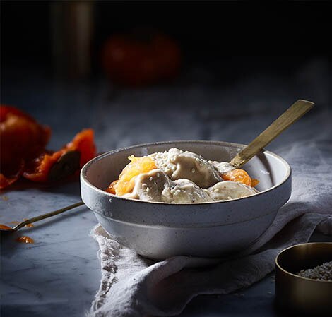 white sesame nice cream