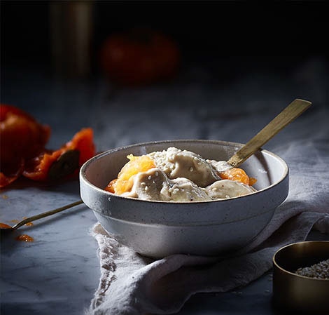 White Sesame Nice Cream Recipe