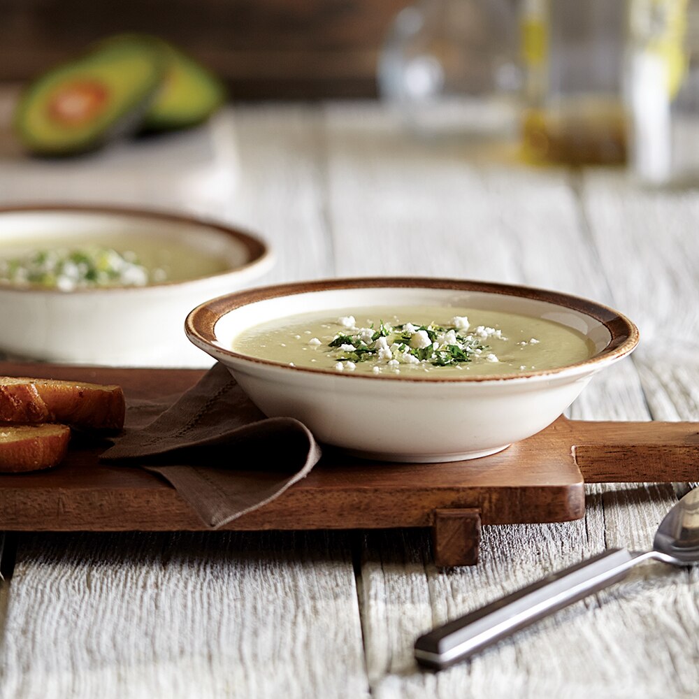 Avocado Bean Soup with Fresh Herb Relish Recipe