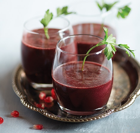 Beet Pomegranate Citrus Smoothie Dance to the Beet Smoothie